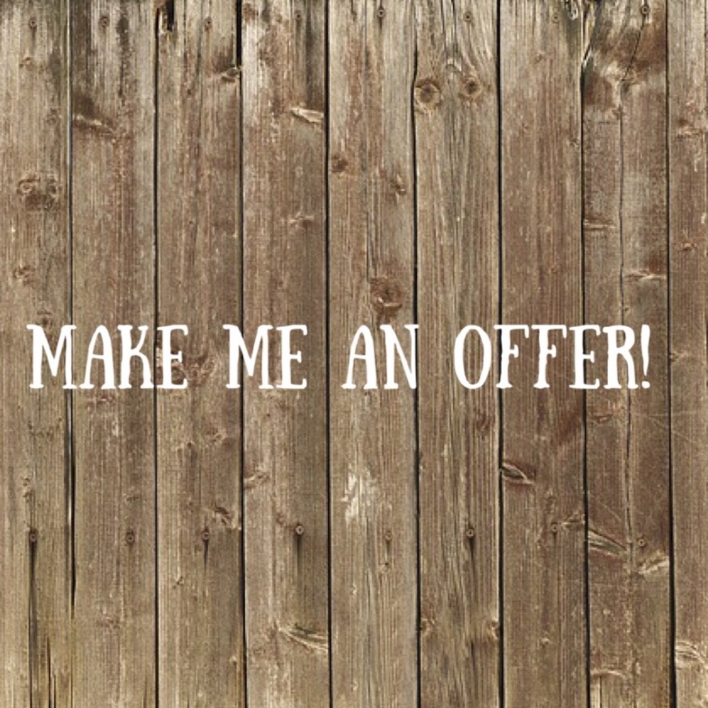 All reasonable offers accepted!